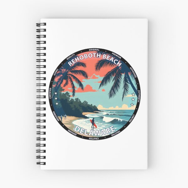 Item preview, Rehoboth Beach – Delaware USA - Surf lifestyle charming coastal waves designed and sold by inkNext.