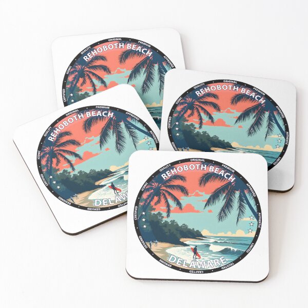 Item preview, Rehoboth Beach – Delaware USA - Surf lifestyle charming coastal waves designed and sold by inkNext.