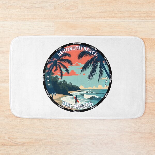 Item preview, Rehoboth Beach – Delaware USA - Surf lifestyle charming coastal waves designed and sold by inkNext.