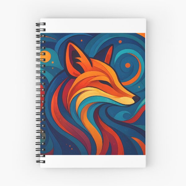 Item preview, Abstract Fox Spirit – Colourful Wildlife designed and sold by mrrichard515.