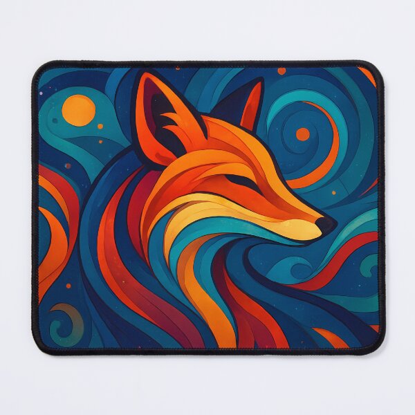 Item preview, Abstract Fox Spirit – Colourful Wildlife designed and sold by mrrichard515.