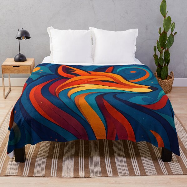 Item preview, Abstract Fox Spirit – Colourful Wildlife designed and sold by mrrichard515.