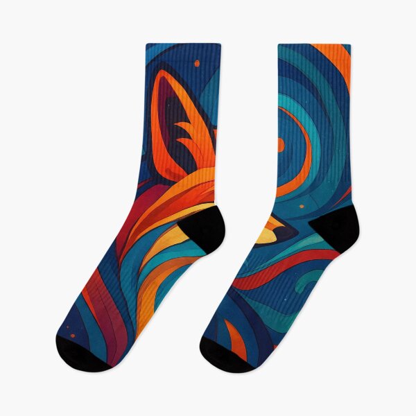 Item preview, Abstract Fox Spirit – Colourful Wildlife designed and sold by mrrichard515.