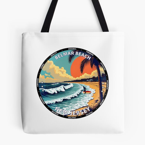Item preview, Belmar Beach – New Jersey USA - Surf lifestyle lively Atlantic waves designed and sold by inkNext.