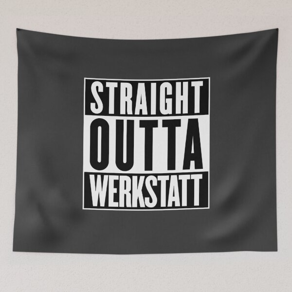 Item preview, Straight outta workshop (black and white) designed and sold by VEB Ostladen.