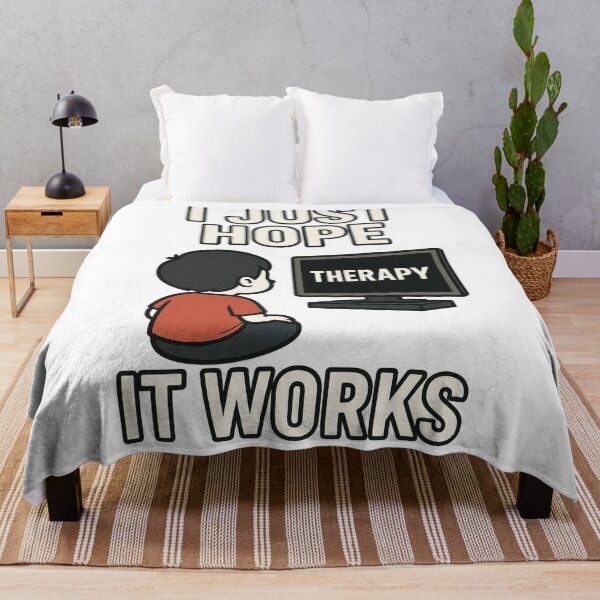 Item preview, I Just Hope It Works Meme T-Shirt – Funny Therapy Humor Design designed and sold by Design Express.