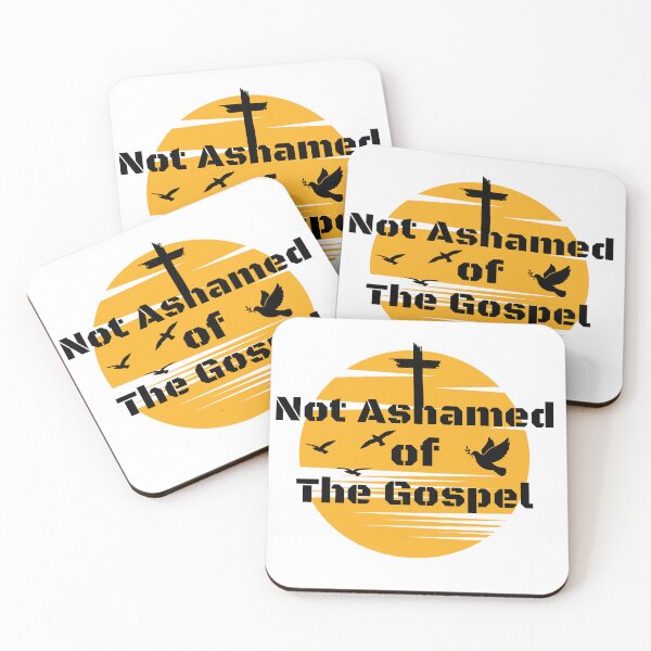 Item preview, Not Ashamed of the Gospel | Proud Christian Faith Bible Verse Sunset Design designed and sold by Lunaria Arts.