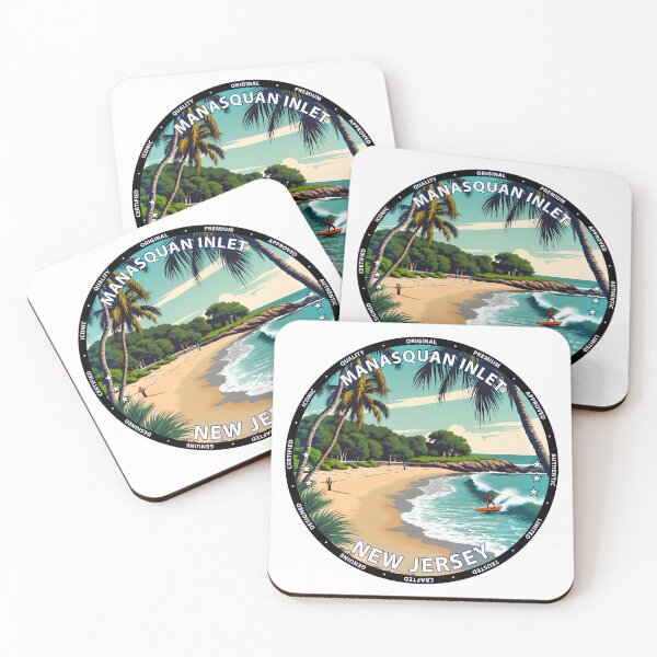 Item preview, Manasquan Inlet – New Jersey USA - Surf lifestyle consistent inlet waves designed and sold by inkNext.