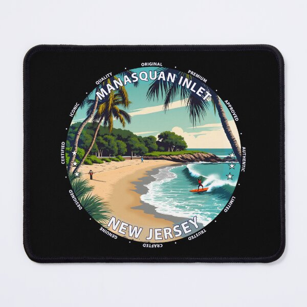 Item preview, Manasquan Inlet – New Jersey USA - Surf lifestyle consistent inlet waves designed and sold by inkNext.