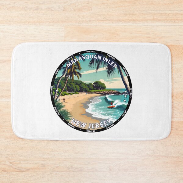 Item preview, Manasquan Inlet – New Jersey USA - Surf lifestyle consistent inlet waves designed and sold by inkNext.