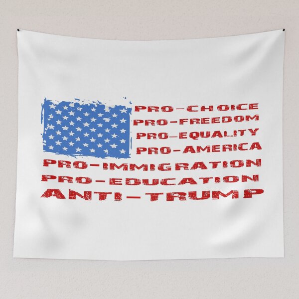Item preview, Pro America anti trump art designed and sold by Colorfulman.