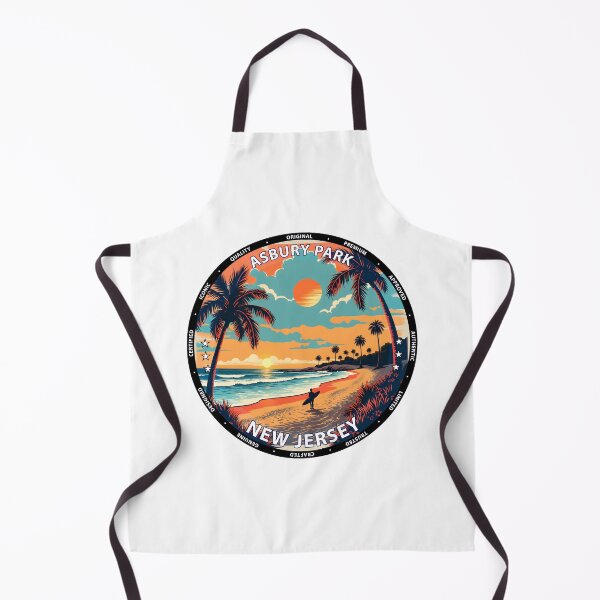 Item preview, Asbury Park – New Jersey USA - Surf lifestyle iconic boardwalk waves designed and sold by inkNext.