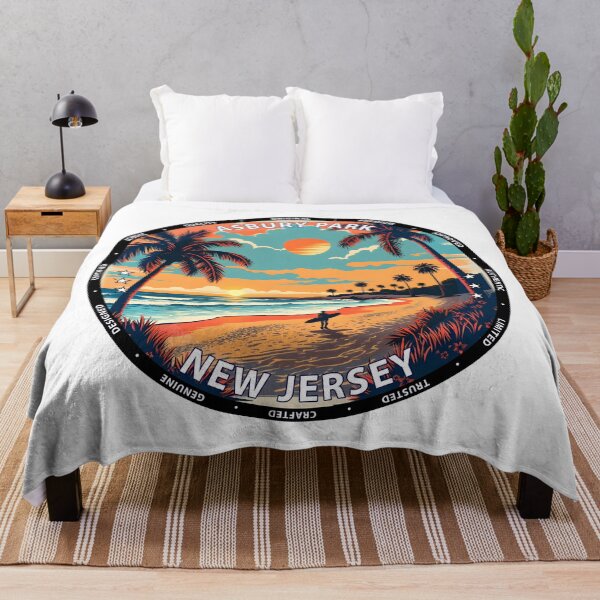 Item preview, Asbury Park – New Jersey USA - Surf lifestyle iconic boardwalk waves designed and sold by inkNext.