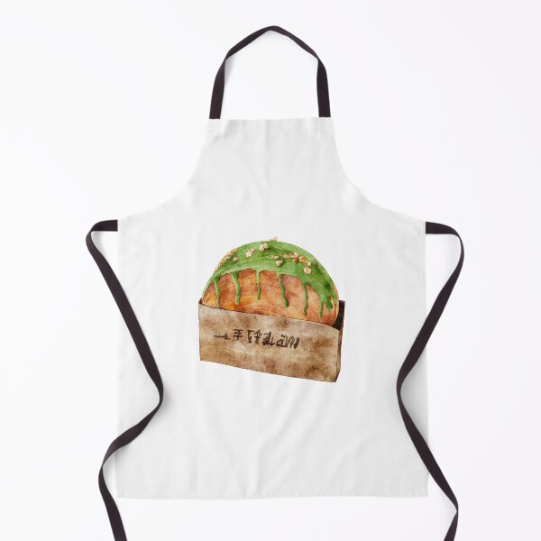 Item preview, Realistic watercolor bun with green olive on top designed and sold by Art-Beans.