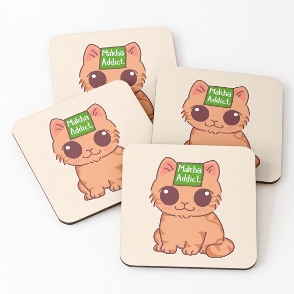 Item preview, Matcha Addict Cute Tabby Cat designed and sold by BGMeYou.