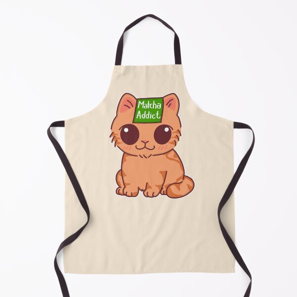 Item preview, Matcha Addict Cute Tabby Cat designed and sold by BGMeYou.