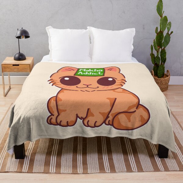 Item preview, Matcha Addict Cute Tabby Cat designed and sold by BGMeYou.