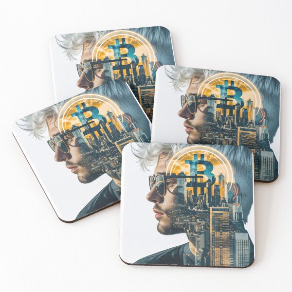 Item preview, Bitcoin City Vision | Futuristic Crypto Art Design designed and sold by JNBR-std.
