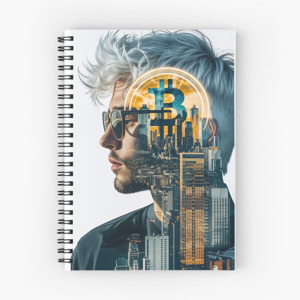 Item preview, Bitcoin City Vision | Futuristic Crypto Art Design designed and sold by JNBR-std.