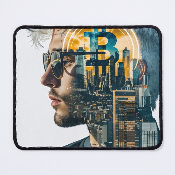 Item preview, Bitcoin City Vision | Futuristic Crypto Art Design designed and sold by JNBR-std.