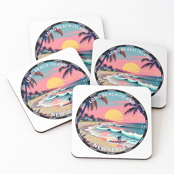 Item preview, Long Beach Island – New Jersey USA - Surf lifestyle sandy Atlantic waves designed and sold by inkNext.