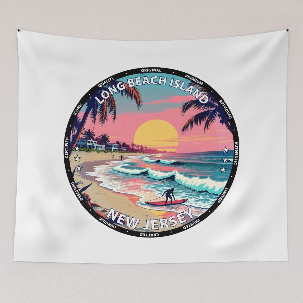 Item preview, Long Beach Island – New Jersey USA - Surf lifestyle sandy Atlantic waves designed and sold by inkNext.