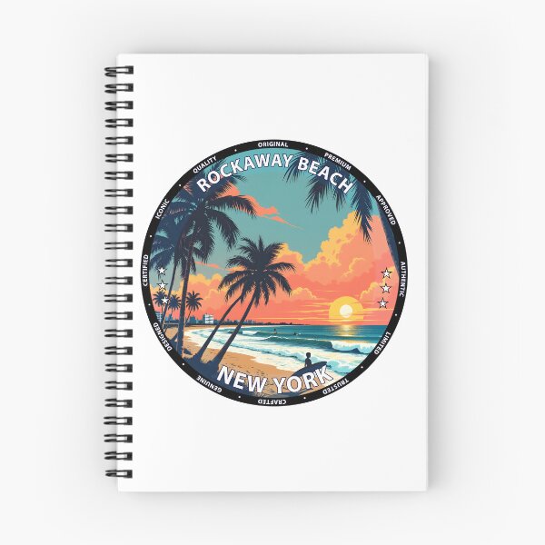 Item preview, Rockaway Beach – New York USA - Surf lifestyle urban waves designed and sold by inkNext.