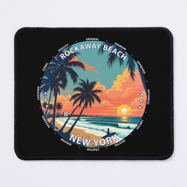 Item preview, Rockaway Beach – New York USA - Surf lifestyle urban waves designed and sold by inkNext.
