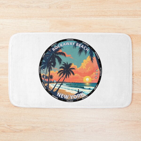 Item preview, Rockaway Beach – New York USA - Surf lifestyle urban waves designed and sold by inkNext.