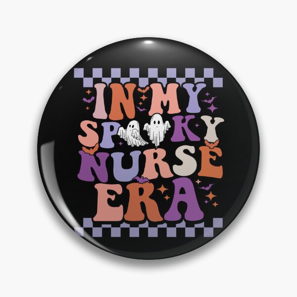 Item preview, In My Spooky Nurse Era Shirt – Cute Ghost Halloween Nurse designed and sold by Alluka Brand.