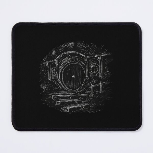 Item preview, Cozy Hill Burrow Door — Fantasy Cottage Chalk Illustration - Fantasy designed and sold by Fenay Designs.