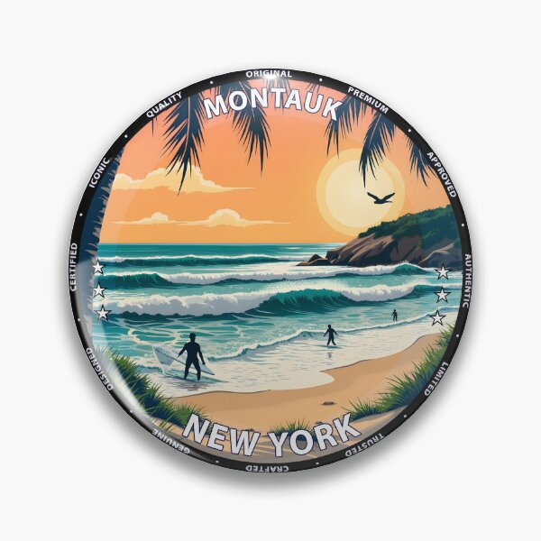 Item preview, Montauk – New York USA - Surf lifestyle iconic East Coast waves designed and sold by inkNext.