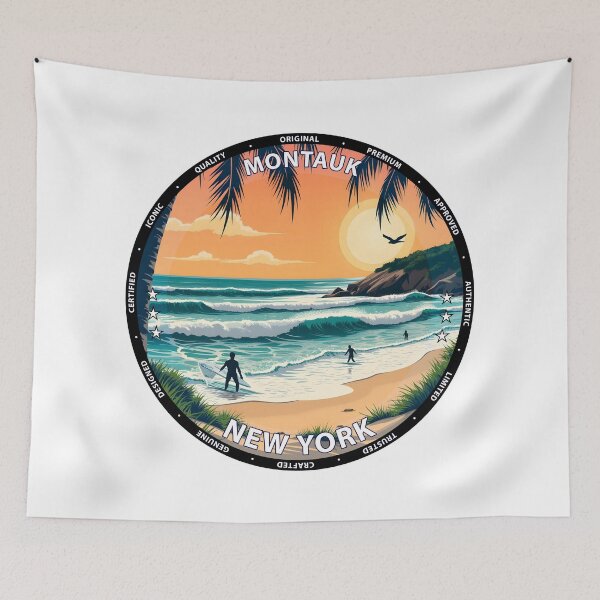 Item preview, Montauk – New York USA - Surf lifestyle iconic East Coast waves designed and sold by inkNext.