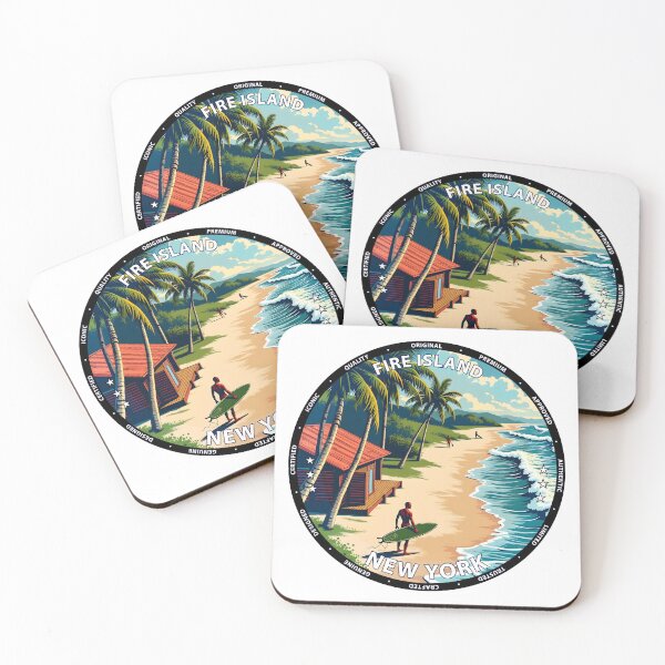 Item preview, Fire Island – New York USA - Surf lifestyle remote barrier island waves designed and sold by inkNext.