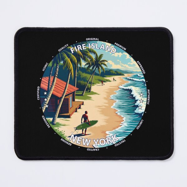Item preview, Fire Island – New York USA - Surf lifestyle remote barrier island waves designed and sold by inkNext.