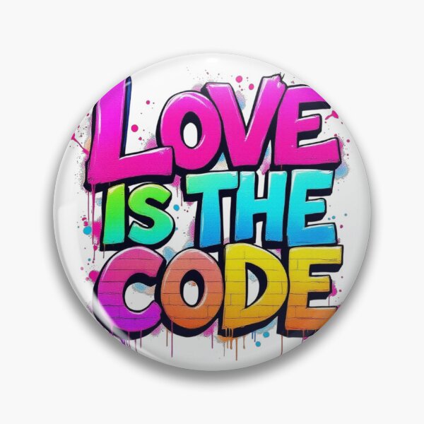 Item preview, Love Is The Code designed and sold by JusRight TT.
