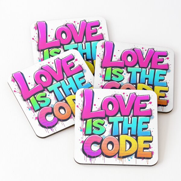 Item preview, Love Is The Code designed and sold by JusRight TT.