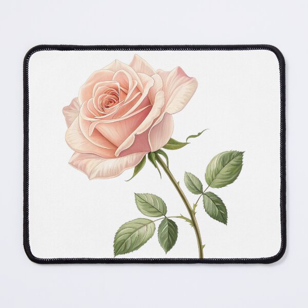 Item preview, Minimal Rose Illustration designed and sold by Broxui.