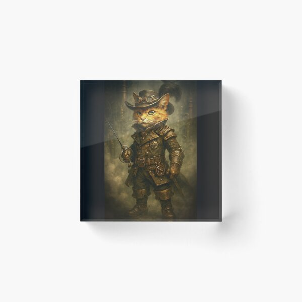 Item preview, Steampunk cat designed and sold by Conteceres.