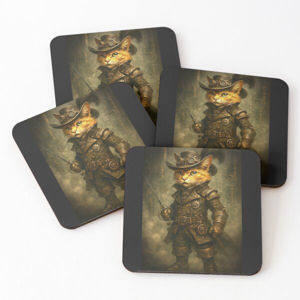 Item preview, Steampunk cat designed and sold by Conteceres.
