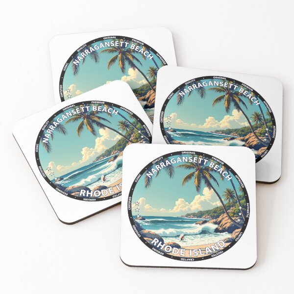 Item preview, Narragansett Beach – Rhode Island USA - Surf lifestyle classic Atlantic waves designed and sold by inkNext.