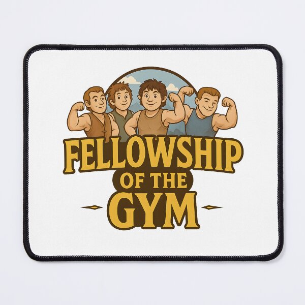 Item preview, Fellowship of the Gym – Fantasy Fitness Parody for Geek Lifters - Fantasy designed and sold by Fenay Designs.