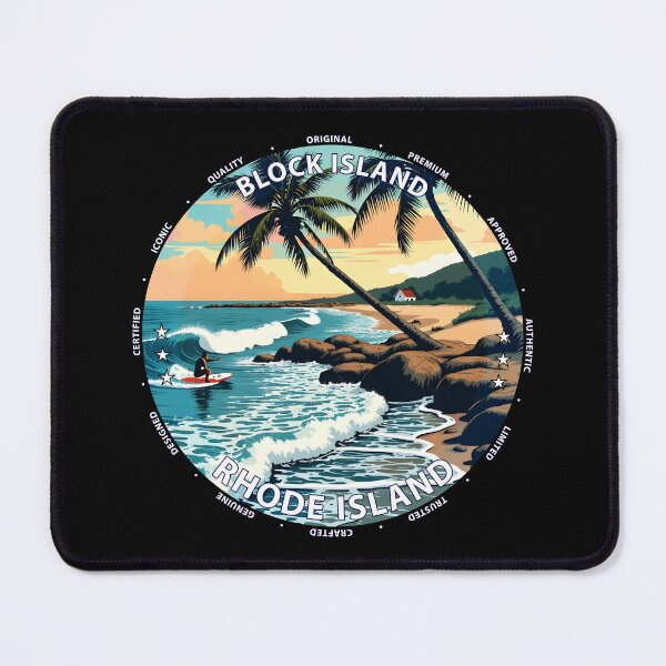 Item preview, Block Island – Rhode Island USA - Surf lifestyle remote island waves designed and sold by inkNext.
