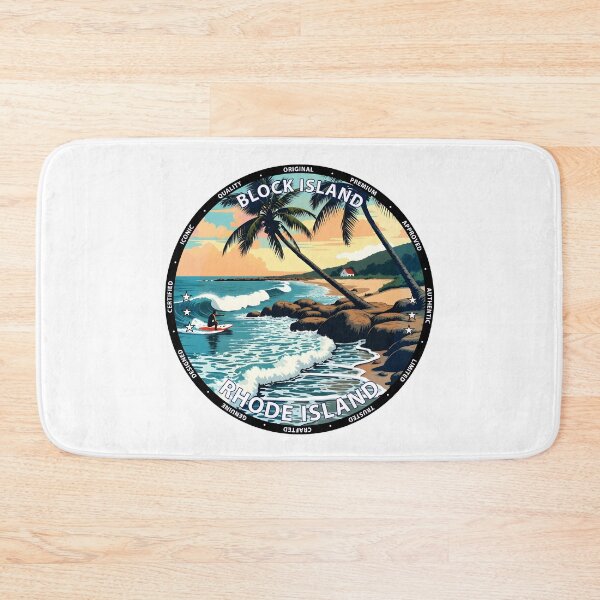 Item preview, Block Island – Rhode Island USA - Surf lifestyle remote island waves designed and sold by inkNext.