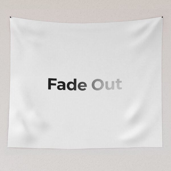 Item preview, Fade Out - Gradient Typography Design designed and sold by Happyfreedom.