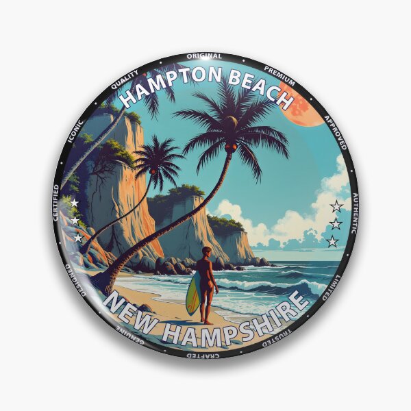Item preview, Hampton Beach – New Hampshire USA - Surf lifestyle classic Atlantic waves designed and sold by inkNext.