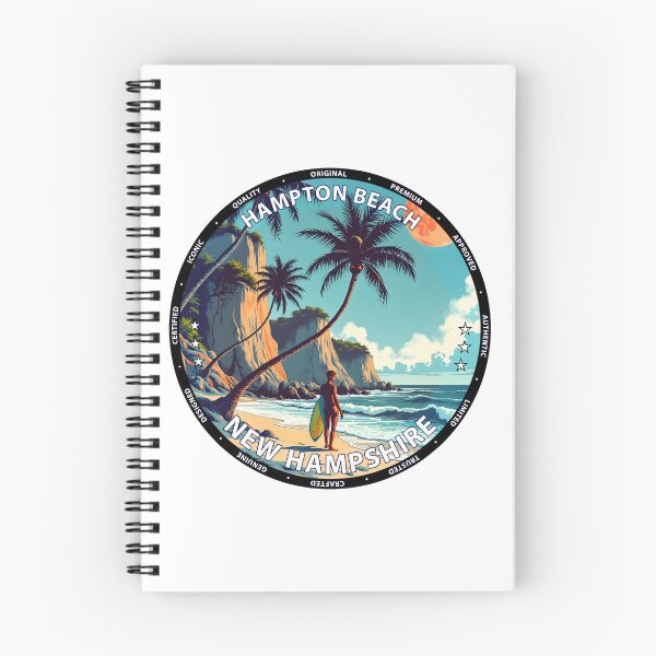 Item preview, Hampton Beach – New Hampshire USA - Surf lifestyle classic Atlantic waves designed and sold by inkNext.