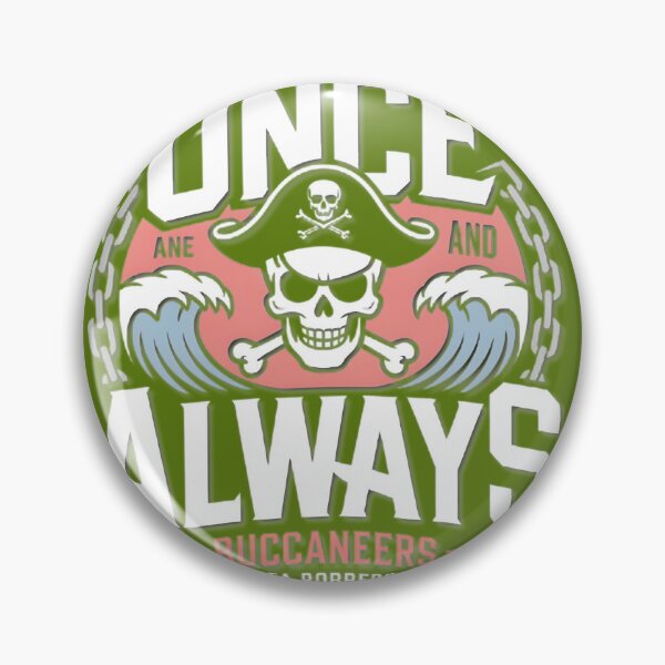 Item preview, Once Always Buccaneers Pirate Skull Wave Design designed and sold by WintersyuShopus.