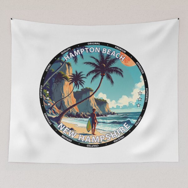Item preview, Hampton Beach – New Hampshire USA - Surf lifestyle classic Atlantic waves designed and sold by inkNext.