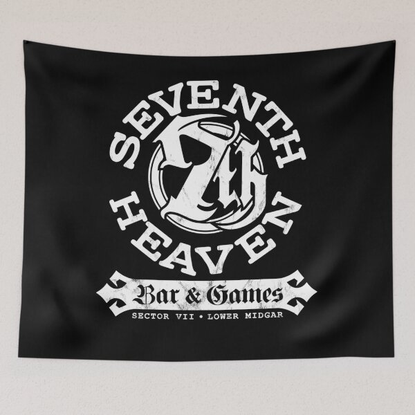 Item preview, Seventh Heaven Bar And Games Logo designed and sold by EdisonAufderhar.